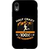 Half Marathon Designs for Marathoner Custodia per iPhone XR Half Crazy 13.1 100% Determinato Amore Running Mezza Maratona