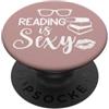 Reading is Sexy Shirt,Book Mugs for Book Reading is Sexy Book Themed Bookish Smutty Books Lovers Smut PopSockets PopGrip Adesivo