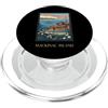 Mackinac Island Travel Art Studio Mackinac Island Michigan Grandi Laghi Vintage Retro Art PopSockets PopGrip per MagSafe