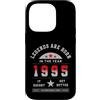 Geboren Kultjahrgang Nostalgie Geburtsta Custodia per iPhone 14 Pro 1995 compleanno leggenda vintage con scritta in lingua inglese