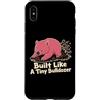 Wombat Burrowing Wildlife Animal Lover Custodia per iPhone XS Max Costruito come un piccolo bulldozer Wombat Forza
