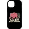 Wombat Burrowing Wildlife Animal Lover Custodia per iPhone 14 Costruito come un piccolo bulldozer Wombat Forza