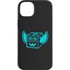 Cursed Italian Brainrot Gamer Secret Tee Custodia per iPhone 14 Plus Secret Lucky Block - Meme dello slang di gioco italiano di Brainrot Cyan