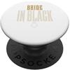 Black Lace Bride Spooky Bridal Party Gif Sposa gotica gotica sposa gotica regalo sposa PopSockets PopGrip Adesivo