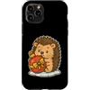hedgehog ornament cute winter christmas Custodia per iPhone 11 Pro Riccio con ornamento