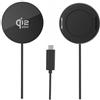 suonee Caricabatterie magnetico rapido da 25 W: caricabatterie wireless ultra sottile e piatto per iPhone 17/16/15/14/13, per Samsung S26, base di ricarica wireless con supporto (nero)