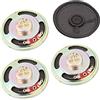 PATIKIL 0,5W 8 Ohm 50mm Dia Interno Magnete Altoparlante Altoparlante 4pz