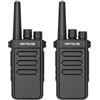 Retevis MateTalk P64 Walkie Talkie Digitale senza Licenza, Radio Bidirezionale a Lungo Raggio Compatibile con Motorola, Chiamata di Gruppo, Sicurezza, Radio Commerciale per Hotel (2 Confezioni)