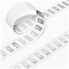 Timeskey NFC 10 Pezzi Etichette NFC Adesive Chip NTAG213 Originale, Tag NFC Sticker Trasparenti Riscrivibili Rettangolo Tag RFID 144 Byte di Memoria Compatibili con Smartphone e Dispositivi NFC