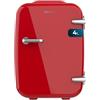 Cecotec Mini Frigorifero Bolero MiniCooling 4L Habana Red, 12V-220V, Compatibile con auto e roulotte, Funzione di raffreddamento e riscaldamento, Intervallo di temperatura 5-65°C, Trasporto facile