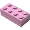LEGO 20 Mattoncino 2x4 Rosa Brillante