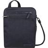 Travelon Borsa a tracolla unisex antifurto Metro, Blu Navy, Taglia unica, Borsa a tracolla piccola Metro antifurto