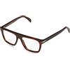 DAVID BECKHAM DB 7096 Occhiali Brown Horn, 53 Uomo, Marrone, 0