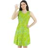 AYYOHON Joy Costume da adulto Disgusto da donna Costume di Halloween Emozioni Film dei cartoni animati Cosplay Joy Ispirato Skater Dress XL