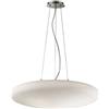 Ideal Lux Smarties SP5 D60 Bianco Lampada a Sospensione, Vetro, Bianco
