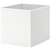 Ikea DRÖNA - 10 contenitori portaoggetti 33 x 38 x 33 cm (larghezza x profondità x altezza), colore: bianco