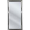 Kare Design Specchio Frame Eve, Argento, 180X90Cm, Rettangolare, Specchio A Parete Appendibile In Verticale E Orrizontale, Corpo Intero, Cabina Armadio, Camera Da Letto, Corridoio