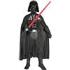 Rubie's Rubies Costume Darth Vader Premium per bambino e bambina, Abito completo lusso con mantello e maschera, Licenza Ufficiale Star Wars, Unisex per Carnevale, Halloween, Cosplay e Feste