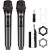 Microfono Wireless Microfoni karaoke a 2.4 GHz Microphone Portatile