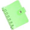 PATIKIL A7 Copertina per Raccoglitore Trasparente PVC Morbido Bling Verde