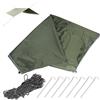 LALAFINA Telo Parasole Oxford 210d, Tenda da Sole Pieghevole Ultraleggera, per Campeggio e Outdoor, 3-5 Persone