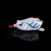Tufgo Esca da nuoto in morbido silicone, 6 cm, con fondo sigillato realistico | Design sigillato inferiore, silicone resistente agli strappi, texture realistica, bersaglio persico basso