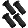 TOYANDONA 4 Pezzi Boccola Presa Scalmo in Plastica Nera per Remi Protezione Resistente e Supporto Versatile per Kayak e Sport Acquatici