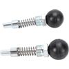 Yinhing 2 Pezzi Manopola Molla Trazione Caricata a Molla 11.2 Cm per | Struttura in Ferro Zincato e PP, Panche e Cyclette, Uso Indoor, Ricambio per Attrezzature Fitness, Due unità.