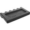 INOOMP Supporto per Stecca da Biliardo in Plastica Nera Base Ponderata e 5 Slot Antiscivolo per Tavolo da Gioco da Tavolo e Bordo del Biliardo