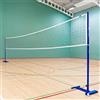 FORZA VERMONT Badminton & Pallavolo Combi Posts - Coppia indipendente | Uso combinato, autoportante, coppia inclusa, badminton e pallavolo, multi-sport