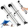 Tapallmy Pali per Tenda da 79 Pollici 2 Pezzi Pali per Tenda Regolabili per telone 10 sezioni Sostitutiva in Alluminio Vela ombreggiante Antiscivolo per Campeggio Escursionismo Sport all'Aria Aperta
