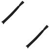 Healeved 2 Pezzi Custodia per Spade Tai Ji di Cotone Nero con Tracolla Regolabile e Chiusura Sicura, Scomparto Indipendente per Fodero, per Pratica Quotidiana e Allenamenti Outdoor