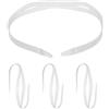 FUNNETOYU 4 Pezzi Cinturino per Maschera da Immersione, Fascia di Ricambio per Occhialini da Nuoto, Silicone, Regolabile, Antiscivolo, per Adulti, Snorkeling