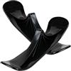 TEHAUX Monopattino da Sci, Accessorio 2 in 1 per Neve, Nero