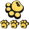 RUNROTOO Pad Antiscivolo Snowboard 4 Pezzi in Silicone Giallo