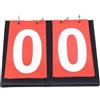 CaFfen Segnapunti Tabellone segnapunti Digitale da Tavolo for Calcio, pallavolo, Basket(2 Red Scoreboard)