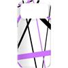 Abstract Line Gifts And Urban Geometry T Custodia per iPhone 17 Pro Max Fresco Lilla Linee Diagonali Accenti Neri