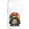 Steam Locomotive Train Railroad Big Boy Custodia per iPhone 16 Big Boy 4014 - Locomotiva a vapore vintage con treno
