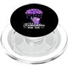 Alzheimer's Awareness Purple Ribbon Appa Ricorda per te La consapevolezza dell'Alzheimer degli elefanti PopSockets PopGrip per MagSafe