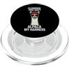 For Hiker With Humor Sarcastic Humorous Divertente detto: arrampicandoti, dici alpaca, la mia imbracatura PopSockets PopGrip per MagSafe
