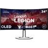 Lenovo Legion Pro 34WD-10 | 34 Monitor Gaming WQHD OLED | 240Hz | 0.03 ms | DP 1.4, 2x HDMI 2.1 | AMD FreeSync Premium Pro | Regolabile | VESA 100x100