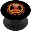 Djembe Designs for Djembe Player Tutti si riuniscono insieme in pace Drumming Instrument Djembe PopSockets PopGrip Adesivo