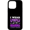 Alzheimer's Awareness Purple Ribbon Appa Custodia per iPhone 15 Pro Max Indosso il viola per la consapevolezza dell'Alzheimer di mia nonna