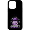 Alzheimer's Awareness Purple Ribbon Appa Custodia per iPhone 15 Pro Max I'll Remember For You Elephant Alzheimer Support