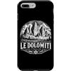 Desert Merch The Dolomites Italy Shop Custodia per iPhone 7 Plus/8 Plus Stampa xilografica sulle Dolomiti Italia
