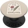 Bookworm Reading Fantasy Romance Book Romantasy Book Club Romance Reader Book Amante PopSockets PopGrip Adesivo