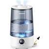 Homvana 3.6L Umidificatore Ambiente Bambini, 360° Cool Mist 16dB for Baby