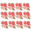 TEHAUX Spille a Forma di Fiore di Ciliegio in Lega di Zinco Rosa 12 Pezzi Spille Leggere Resistenti allo Sbiadimento Stagione di Fioritura Perfette per Abiti, Borse e Cappelli