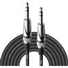 Stagg SAC6PS DL Cavo S Serie Stereo Deluxe da Jack a Jack 6.3 mm, 6 m