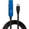 Lindy - Cavo Prolunga USB 3.0 Active Extension Pro 10 Metri, Connettore USB Tipo